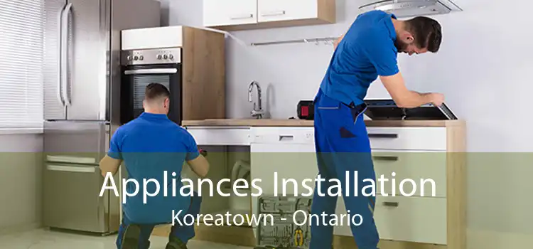 Appliances Installation Koreatown - Ontario