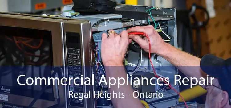 Commercial Appliances Repair Regal Heights - Ontario