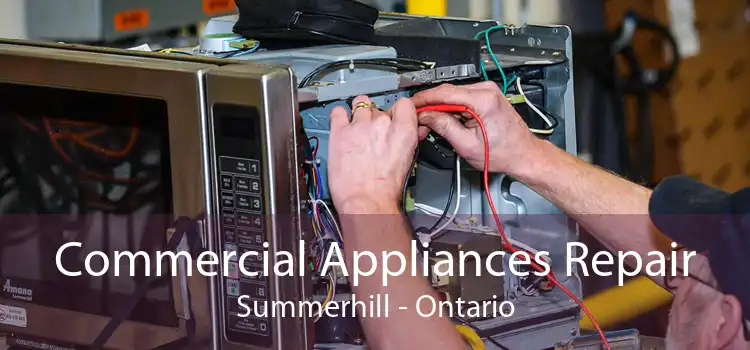 Commercial Appliances Repair Summerhill - Ontario