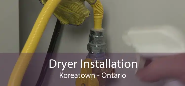 Dryer Installation Koreatown - Ontario