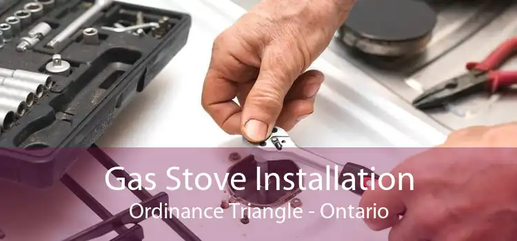 Gas Stove Installation Ordinance Triangle - Ontario