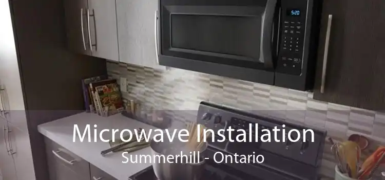 Microwave Installation Summerhill - Ontario