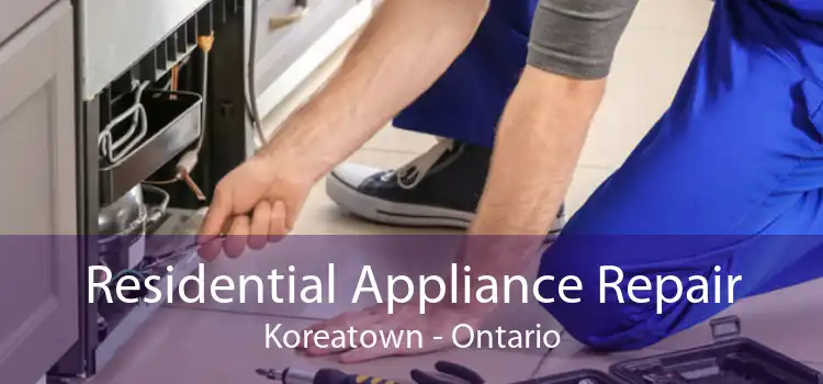 Residential Appliance Repair Koreatown - Ontario