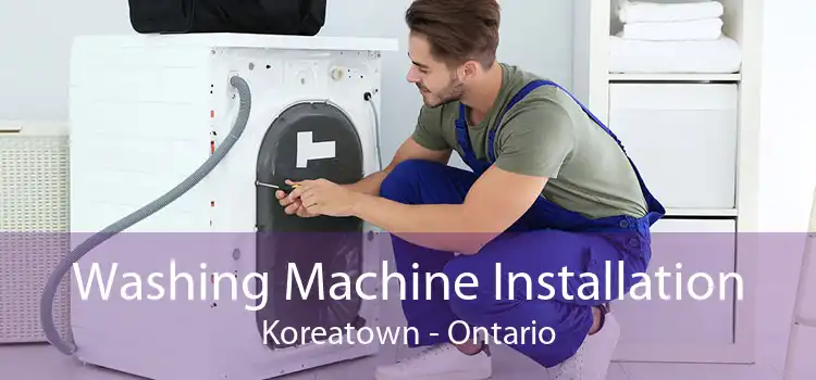 Washing Machine Installation Koreatown - Ontario