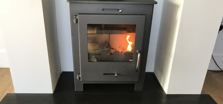 Wood Burning Stove Installation in College